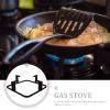 SOLUSTRE 20. 7cm Cast Iron Stove Trivet for Kitchen Wok Support Ring Cooktop Cast Iron Wok Support Ring for Gas Stove Black view 4