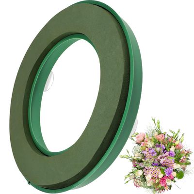 Hemoton Flower Ring Holder with Suction Cup and Floral Mud for Wedding Car Decorations Artificial Flower Car Accessories Wedding Decor Supplies