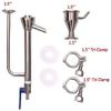 Anbt Proofing Parrot for 5.8Gal/22Litres Moonshine Still with "Spirit Dance" Crystal Distillation Column for DIY Whisky Wine Brandy Gin view 4