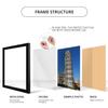 wallsthatspeak 15x30 Black Picture Frame for Puzzles Posters Photos or Artwork, Set of 4 view 4