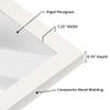 wallsthatspeak 5x20 white Picture Frame for Puzzles Posters Photos or Artwork view 3