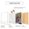 wallsthatspeak 5x20 white Picture Frame for Puzzles Posters Photos or Artwork view 4