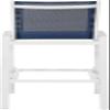 Meridian Furniture Nizuc Navy Outdoor Patio Mesh Barstool (Set of 2) view 4