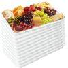 Plasticpro Plastic Serving Trays - Serving Platters Rectangle 9X13 Disposable Party Dish 12 White view 1