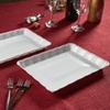 Plasticpro Plastic Serving Trays - Serving Platters Rectangle 9X13 Disposable Party Dish 12 White view 4