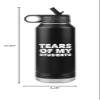 Funny Teacher Water Bottle Tears of My Students Insulated Tumbler 32oz BPA Free view 2