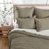 Levtex Home Mills Waffle Full Bedspread Set (100x104in) with 2 Pillow Shams (26x20in) - Taupe - Cotton Waffle Full Size Bedspread Set - Lightweight, Soft, Pre-Washed view 3
