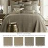 Levtex Home Mills Waffle Full Bedspread Set (100x104in) with 2 Pillow Shams (26x20in) - Taupe - Cotton Waffle Full Size Bedspread Set - Lightweight, Soft, Pre-Washed view 4