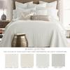 Levtex Home Mills Waffle Full Bedspread Set (100x104in) with 2 Pillow Shams (26x20in) - Cream - Cotton Waffle Full Size Bedspread Set - Lightweight, Soft, Pre-Washed view 4