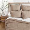 Levtex Home Mills Waffle Full Bedspread Set (100x104in) with 2 Pillow Shams (26x20in) - Blush - Cotton Waffle Full Size Bedspread Set - Lightweight, Soft, Pre-Washed view 3