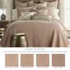 Levtex Home Mills Waffle Full Bedspread Set (100x104in) with 2 Pillow Shams (26x20in) - Blush - Cotton Waffle Full Size Bedspread Set - Lightweight, Soft, Pre-Washed view 4