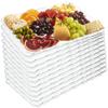Plasticpro Plastic Serving Trays - Serving Platters Rectangle 9X13 Disposable Party Dish Includes 12 view 1