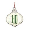 Mud Pie Christmas Ornament Door Hanger, Ho Ho Ho, White 29" x 24" view 1