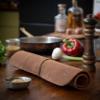 Angus Stoke Knife Bag for Chefsknife Roll Bag leather 7 slots  Leather Knife Case Noah (brown) view 2