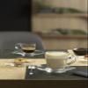 Barski Glass - Cappuccino Cups with Saucers - 8.75 Oz - Glass Coffee Mug and Saucer - for Specialty Coffee Drinks - Latte - Caf Mocha and Tea - Glass Cup and Saucer - Set of 2 - Made in Europe view 2