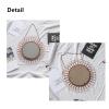 Albett Metal Creative Mirror Wall-Mounted Bathroom Bedroom Bathroom Mirror Makeup Mirror view 4