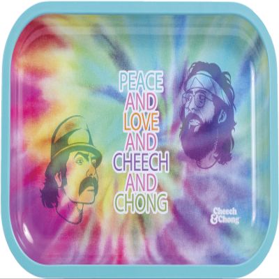 Cheech and Chong Ceramic Stash Jars Multi Functional Accessory to Help Roll your Herbs Peace & Love