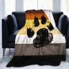 Gay Flag Bear Paw LGBT Flannel Fleece Throw Blankets for Bed Sofa Living Room Soft Blanket Warm Throw Blanket view 1
