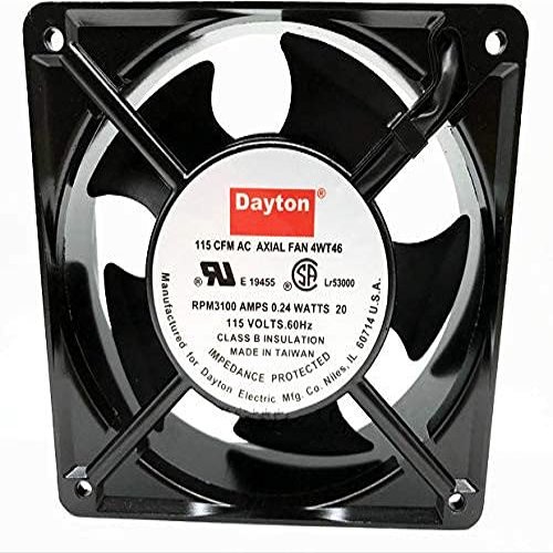 4WT46 Fan for 4WT46 115V 0.24A 12038 Cabinet Welding Cooling Fan