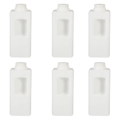 Cabilock 1000ml Plastic Bottles with Handles Leakproof Square Jugs Food Grade Reusable