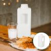 Cabilock 1000ml Plastic Bottles with Handles Leakproof Square Jugs Food Grade Reusable view 2