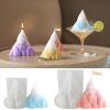 Xidmold 3D Silicone Iceberg Mold Volcanic Mousse Cake Dessert Fondant Mould Chocolates Candy Pastry Pan Bakeware Soap Candle Making Plaster Mold Cake Baking Decoration Tool Resin Molds view 2