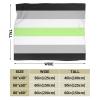 Agender Pride Flag Flannel Fleece Throw Blankets for Bed Sofa Living Room Soft Blanket Warm Throw Blanket view 2