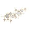 Albett Simple Line Wrought Iron Sofa Background Wall Mirror view 1