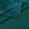 Benjara Bann 3 Piece King Quilt Set with Geometric Design, Green view 4