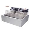 ZOKOP Eh83O 110V Oil Consumption 12.7Qt/12L Oil Pan Total Capacity 23.26Qt/22L Stainless Steel Large Single-Cylinder Electric Fryer 5000W Max view 2