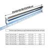 LYLFF Closet Pull-Out Drying Rack Slide Rail, Retractable Wall Hanger Rod, Save Space, Used for Scarf/Jeans/Trousers/Towel,35cm-60cm (Size : 400mm) view 2