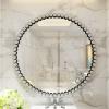 Albett Round Mirror MakeupWall MirrorsSet with Diamonds for Living Room Bathroom Bedroom view 4