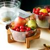 Cabilock 1set - Glass Bowls Base Salad and Fruit Serving Bowls for Home Kitchen Parties and Events view 2