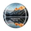 Banff National Park Canada 3D Bow Lake Fridge Magnet Souvenir Crystal Glass Magnet Travel Souvenir Collection Gift Home Kitchen Decoration view 1