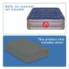 Bedecor Air Bed Sheets for Mattress Cover Removable Bed and Elastic Band Super Soft and Breathable & Deep up to 21" Dark Gray King view 3