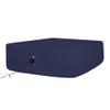 Bedecor Air Bed Sheets for Mattress Cover Removable Bed and Elastic Band Super Soft and Breathable & Deep up to 21" Blue King view 1