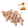 20pcs Wooden Honey Dipper Syrup Stirrer Honey Stir Sticks Honey Stirring Spoon Honey Stirrer view 2