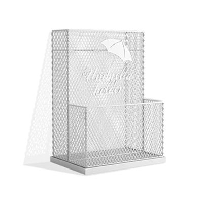 Umbrella Racks WXYZ Household Hotel Business Umbrella Stand, Can Store 25-28 Long and Short Umbrellas, Floor-Standing Umbrella Bucket (Color : White, Size : 51x24x49cm)