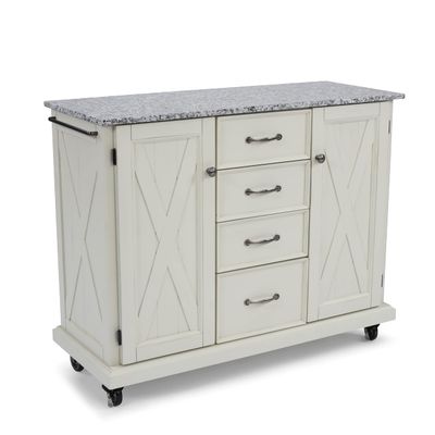 Seaside Lodge Granite Top Kitchen Cart by homestyles