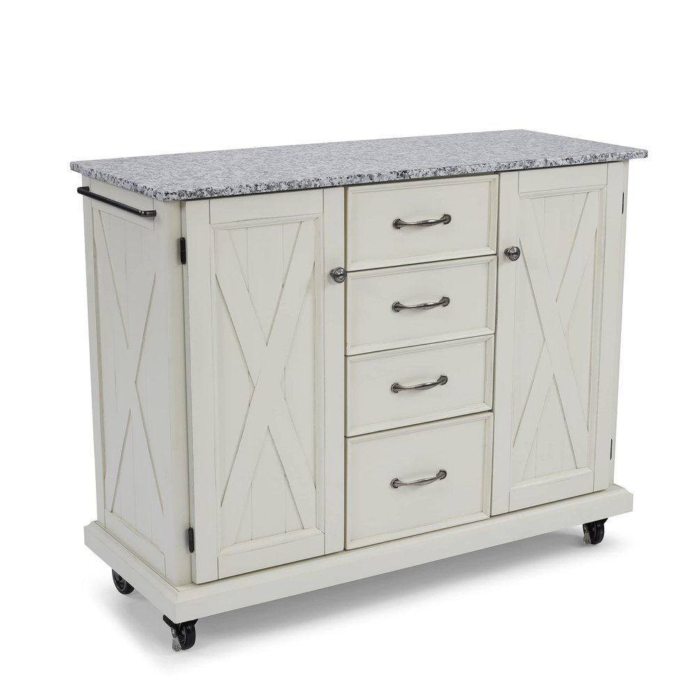Seaside Lodge Granite Top Kitchen Cart by homestyles