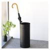 Umbrella Racks Black Metal Umbrella Stand Holder, Floor-Standing Umbrella Storage Basket with Hook and Drip Tray, Multi-Function Storage Bucket view 1