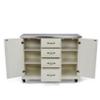 Seaside Lodge Stainless Steel Top Kitchen Cart by homestyles view 2