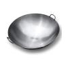 Authentic Chinese Wok Stir Fry Pan Pre-Seasoned Cast Iron Large Deep Wok with Two Integral Handles (Size : 42cm/16.5in) view 1