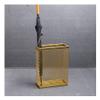 Umbrella Rack Hua Modern Hollow Umbrella Stand Metal Umbrella Storage Bucket with Hook, Suitable for Home Business, Metal Creativity, 30x13x40cm (Color : Gold) view 1