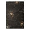 Linon Miso Hanna Machine Made Polypropylene 5'x7'6" Rug in Gray view 1