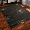 Linon Miso Hanna Machine Made Polypropylene 5'x7'6" Rug in Gray view 2
