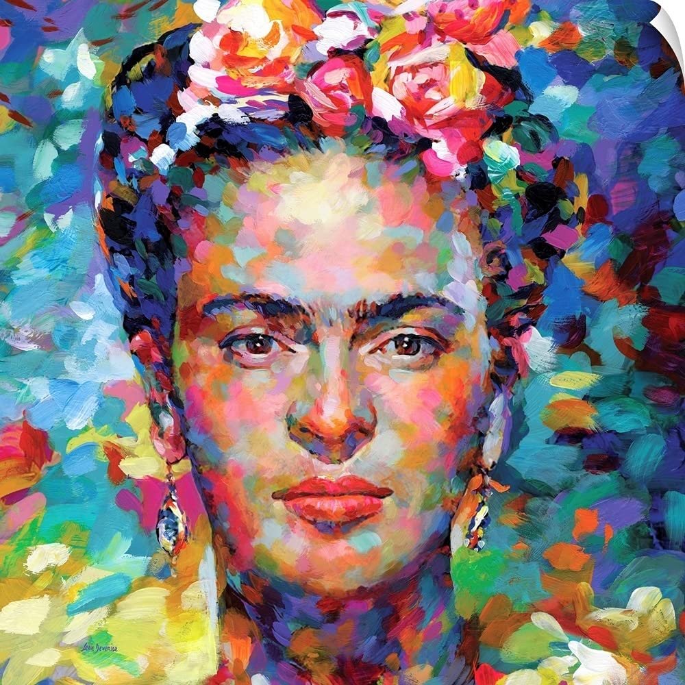 CANVAS ON DEMAND Frida Kahlo II Wall Decal, Artwork