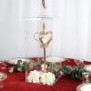 24" Clear Acrylic Pedestal Risers - Transparent Acrylic Display Boxes Cake Risers view 1