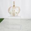 12" Clear Acrylic Pedestal Risers - Transparent Acrylic Display Boxes Cake Risers view 1