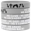 Five XL He Came Died Arose Ascended Coming Back Wristband Bracelets view 1